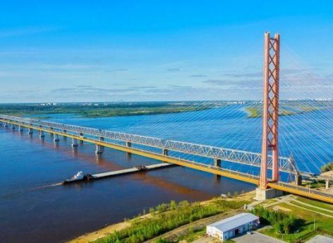 На следующей неделе в Югре по ночам будут перекрывать мост через Обь