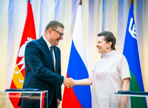 ​Наталья Комарова принимала бизнес-миссию из Челябинской области