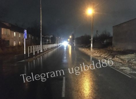 В Югре участились аварии с пешеходами