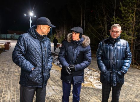 В Сургутском районе продолжается возведение кедропарка