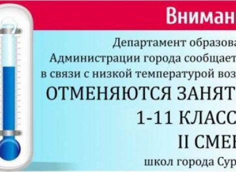 Актировка: 1-11 классы второй смены