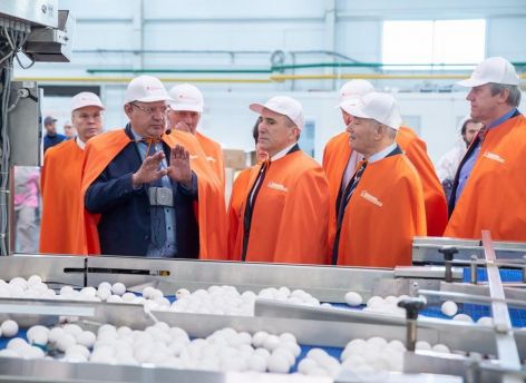 ​На птицефабрике «Пышминская» планируют довести производство яйца до 450 миллионов штук в год