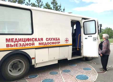 По отдаленным селам Тюменской области примут курсирует «Автопоезд здоровья»