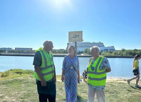 В Сургуте народные дружинники патрулируют городские пляжи