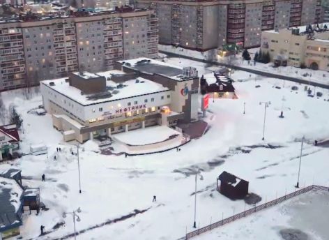 ​В Лангепасе успешно реконструируют главную площадь