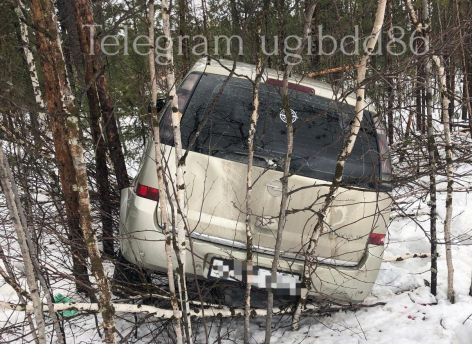 В Нижневартовском районе водитель превысил скорость и вылетел в кювет