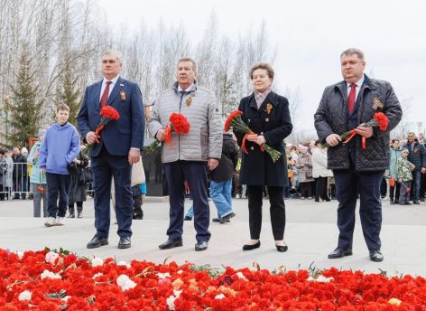 Наталья Комарова открыла медиамарафон «Сыны Великой Победы»