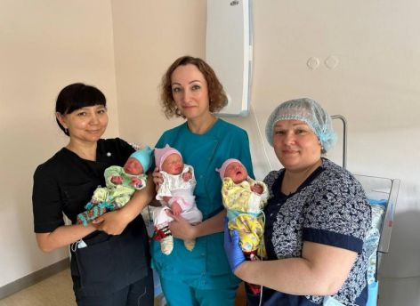​В Ханты-Мансийске родилась первая тройня в этом году