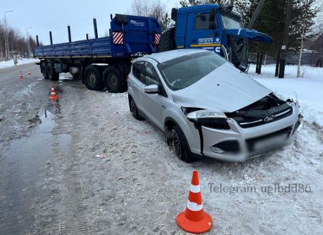 Пожилой когалымчанин пострадал в ДТП с «КамАЗом»