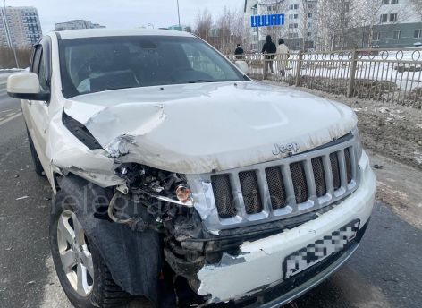 В Ханты-Мансийске столкнулись две иномарки