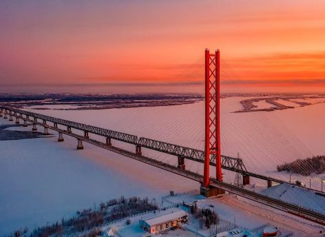Сургутский мост попал в книгу рекордов Гиннеса
