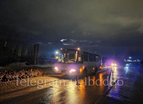 В ХМАО водитель автобуса насмерть сбил пожилого пешехода