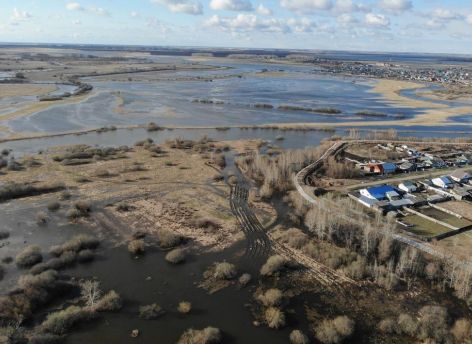 В Тюменской области готовятся к пику подъема воды на реке Ишим