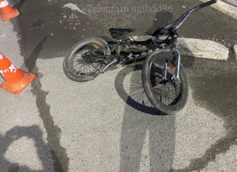 В Сургуте на переходе сбили 12-летнего велосипедиста