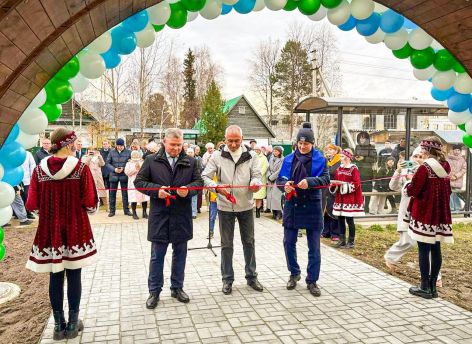 В Березово открыли парк семейного отдыха площадью более 5 тысяч квадратных метров