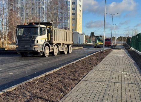 В Сургуте завершается строительство улицы Тюменской