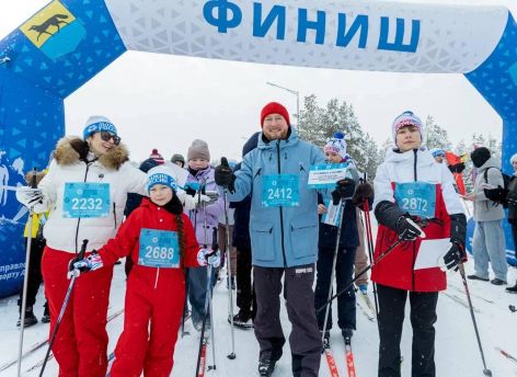 Более двух тысяч сургутян приняли участие в «Лыжне России – 2026»