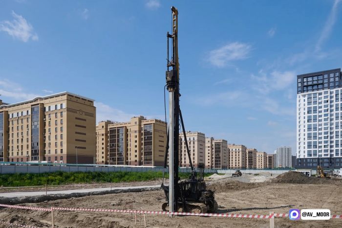 ​В Тюмени начали строить школу на 1400 мест в Заречном микрорайоне