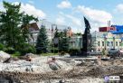 Благоустройство площади Борцом Революции Тюмени завершат осенью