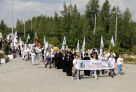 Сургут присоединился к Всероссийскому параду семей по случаю дня Петра и Февронии