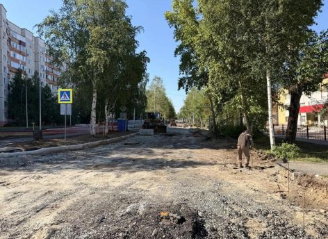 ​Ремонт улицы Фёдорова в Сургуте выполнен на 75%