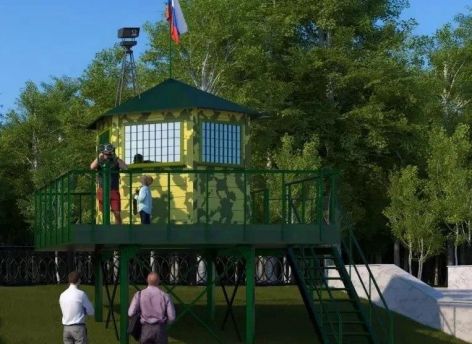 ​На набережной Сургута появится пограничная вышка со смотровой площадкой