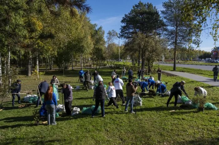 ​Рябина, черемуха и сирень: в Сургуте высадили более 150 деревьев