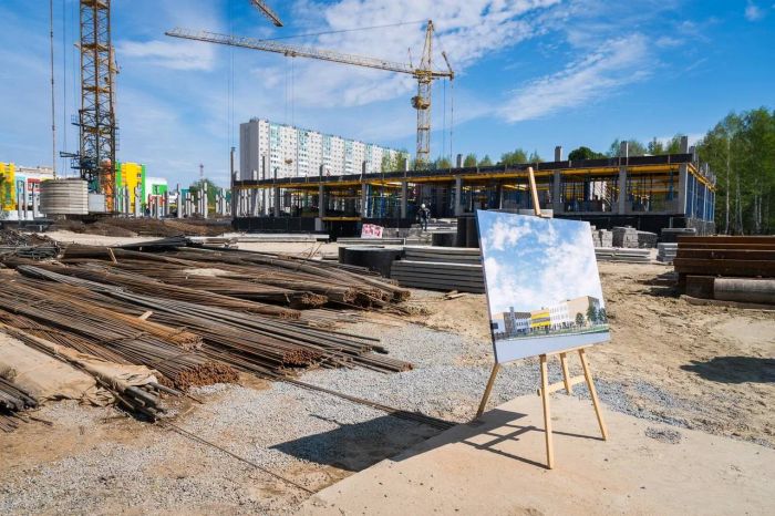 ​Строительство школы в 20А микрорайоне Сургута остается замороженным
